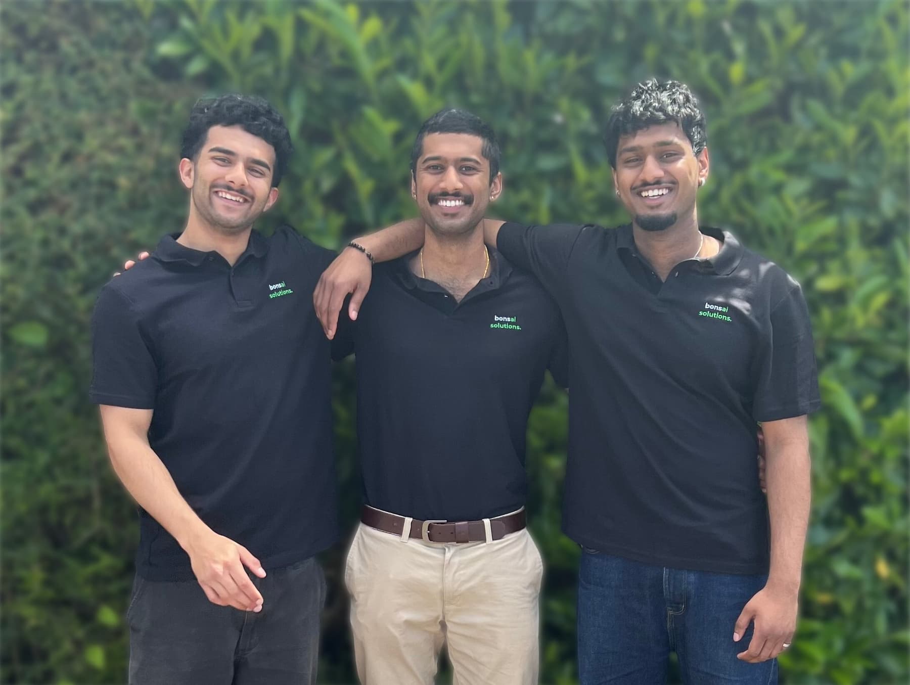 Bonsai lead developer and sales managers